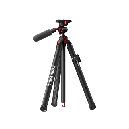 Freewell FW-T1 5-Section CF Real Travel Tripod/Monopod with 360 Degree Ball Head