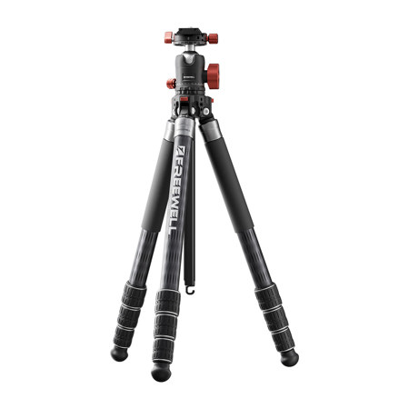 Freewell FW-T2 4-Section Carbon Fiber 5-in-1 Multi-Function Travel Tripod/Monopod with Ball Head