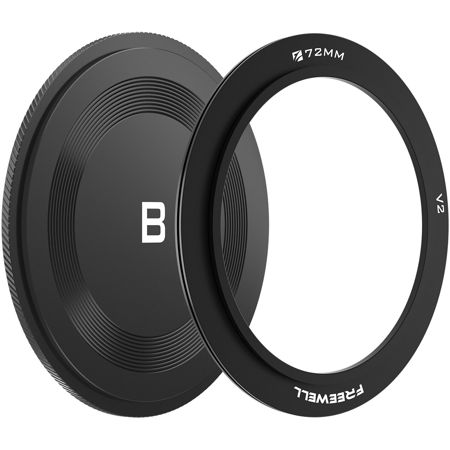 Freewell Adapter Ring with Back Cap for V2 Hybrid VND/CPL Filter System 72mm