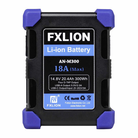 FX Lion High-Power Square Series AN-M300 300Wh 14.8V Gold Mount Lithium-Ion Battery