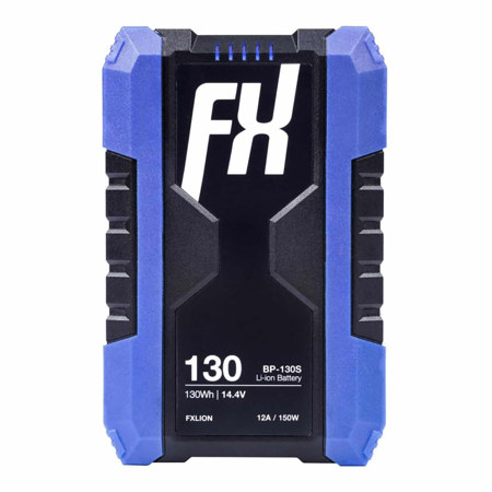 FX Lion Cool Black Series BP-130S 130Wh 14.4V V-Mount Lithium-Ion Battery
