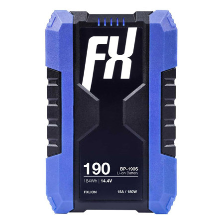 FX Lion Cool Black Series BP-190S 184Wh 14.4V V-Mount Lithium-Ion Battery