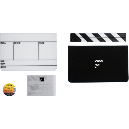Filmsticks Clapperboard Kit with All-Weather Clapper Sticks, Medium