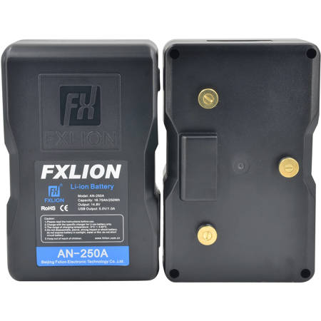 FX Lion Cool Black AN-250A 14.8V 250Wh Gold-Mount Lithium-Ion Battery