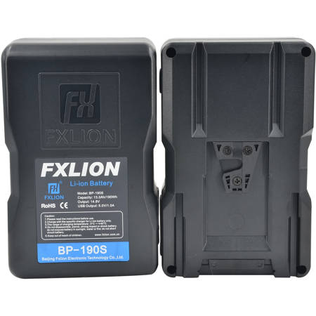 FX Lion Cool Black BP-190S 14.8V 190Wh V-Mount Lithium-Ion Battery