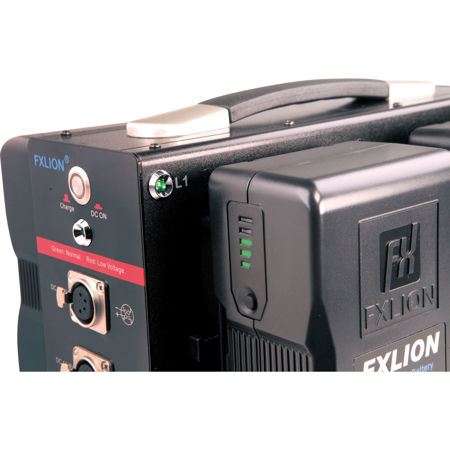 FX Lion PL-4DCS 24V Skypower Quad-Ch V-Mount Battery Output Adapter & Charger