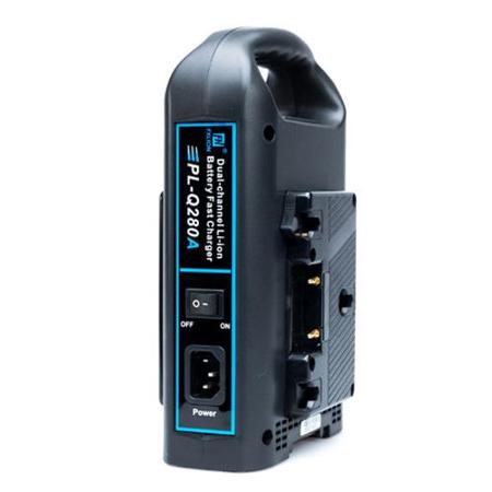 FX Lion PL-Q280A Dual-Channel Gold-Mount Fast Li-Ion Battery Charger