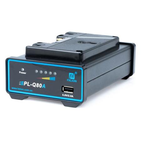 FX Lion PL-Q80A Mono-Channel Gold-Mount Li-Ion Battery Deck Fast Charger