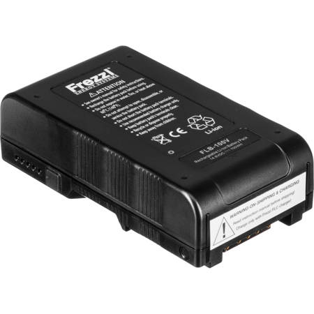 Frezzi FLB-100V, 14.8 Volts DC, 100WH Lithium-Ion Battery w/Meter f/V-Lock