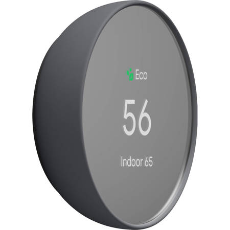 Google Nest Thermostat, Charcoal