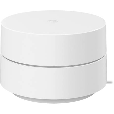 Google Wi-Fi AC1200 Wireless Dual-Band Gigabit Mesh Wi-Fi Router, Snow