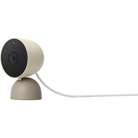 Google Nest Wired Indoor Full HD Security Camera, Linen