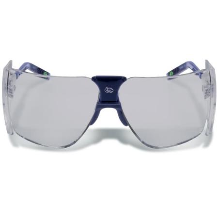 Gargoyles Classic Shield Sunglasses, Black Frame, Clear Lens