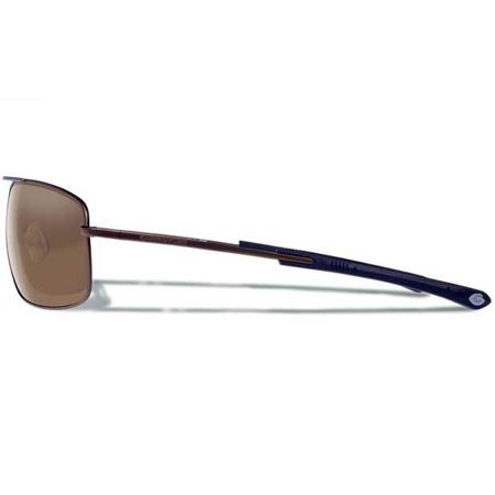 Gargoyles Barricade Aviator Sunglasses Matte Brown Frame Brown Polarized Lens 10700098.QTM
