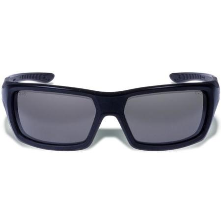 Gargoyles Khyber Rectangle Sunglasses, Black Frame, Smoke Polarized Lens