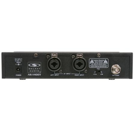 Galaxy Audio AS-1400T Wireless Personal Monitor Transmitter, M: 516 to 558MHz