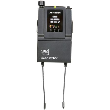Galaxy Audio AS-1800R Wireless Bodypack Receiver, B2/554-570MHz