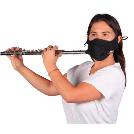 Gator Cases Aerosol Double-Layered Instrument Face Mask for Flutes and Piccolos