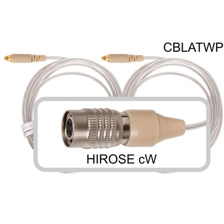 Galaxy Audio Replacement Cable for HSM24 Microphone, Hirose cW 4-Pin Connector