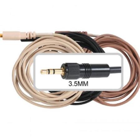 Galaxy Audio CBLSEN ESS/HSD/HSE/HSH Headset Cable with 3.5mm Locking, Black