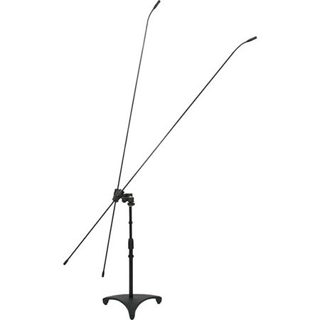 Galaxy Audio CBM-3 Dual Carbon Boom Microphones with 62" Floor Stand