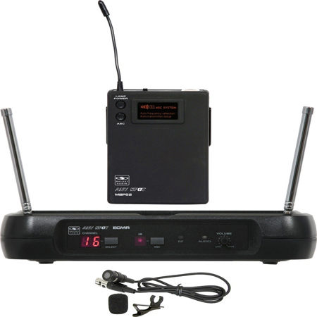 Galaxy Audio ECMR/52 ECM Mic System with LV-U3BK Lavalier Mic, CODE D/584-607MHz