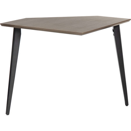 Gator Cases Elite Series Corner Desk Section, Dark Walnut Brown