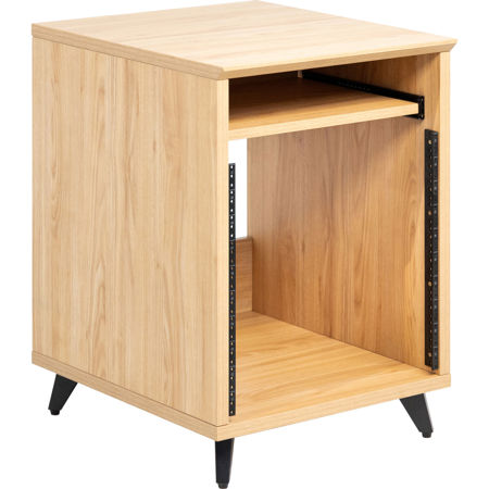 Gator Cases Elite Series 10U Studio Rack Table, Natural Maple
