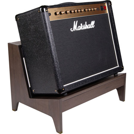 Gator Cases Elite Series Large Guitar Amp Stand, Dark Walnut Brown