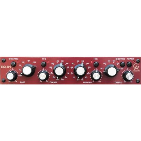 Golden Age Project EQ81 Neve-Style Equalizer, 33Hz-15kHz Frequency Response, Up to +/- 18 dB Control Range