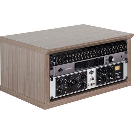 Gator Cases Elite Series Desktop 4U Studio Rack, Driftwood Gray