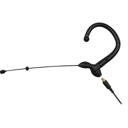 Galaxy Audio ESM3 Single Ear Omni Earset Microphone, 4x Connector Cables, Black