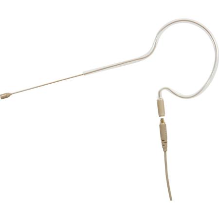 Galaxy Audio ESM8 Single Ear Omni-Directional Earset Microphone with 4x Audio-Technica Cables, Beige