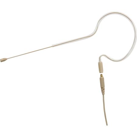 Galaxy Audio ESM8 Uni-Directional Single Ear Headset Microphone with 4x Cable Wired for EV Model, 7mm Element, Beige