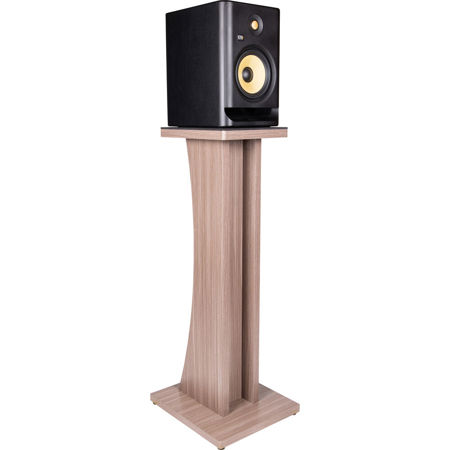 Gator Cases Elite Series Floor Standing Studio Monitor Stand, Driftwood Gray