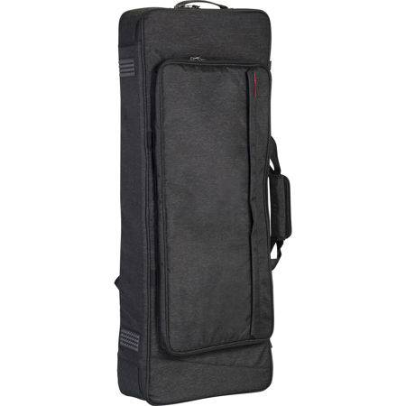 Gator Cases Transit Series Protective Gig Bag for 61-Note Slim Keyboards, Charcoal Black