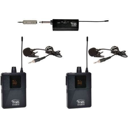 Galaxy Audio Trek GTU Mini UHF Lavalier Microphone System, A & B:524.5-594.5 MHz