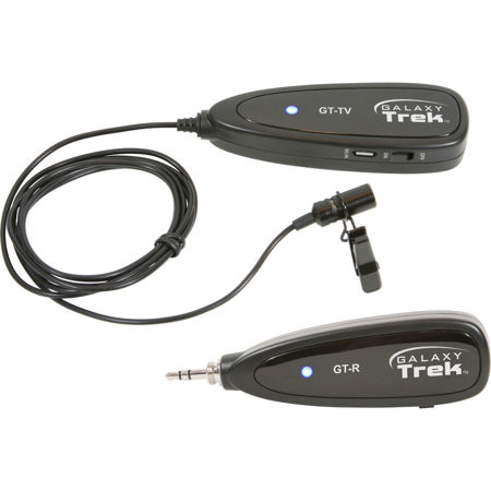 Galaxy Audio Trek Series GT-V Battery-Powered Wireless Lavalier Mic System
