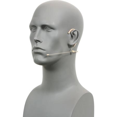 Galaxy Audio HSM8 Dual-Ear Headset Uni-Directional Microphone with 4 EV Cables, Black