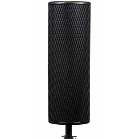 Galaxy Audio LA4DPM Powered Line Array Speaker, Permanent Mounting, Single
