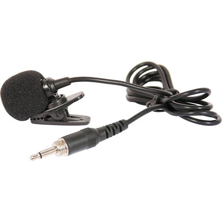 Galaxy Audio LV13-U Lavalier Microphone for ECD, VSC and VES Series Wireless Bodypack Transmitters, 13mm Uni-Directional, 3.5mm Threaded Connector