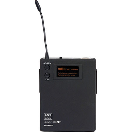 Galaxy Audio MBP52 UHF Bodypack Transmitter, CODE D/584-607MHz