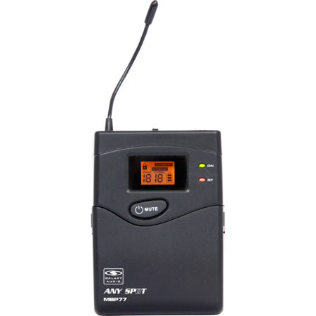 Galaxy Audio MBP77 Body Pack Transmitter, N: 518-542MHz
