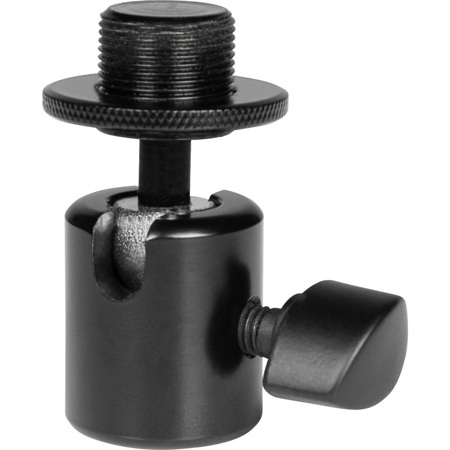 Gator Cases Ball-and-Socket Head Mic Adapter with Fine Tune Angle Adjustment