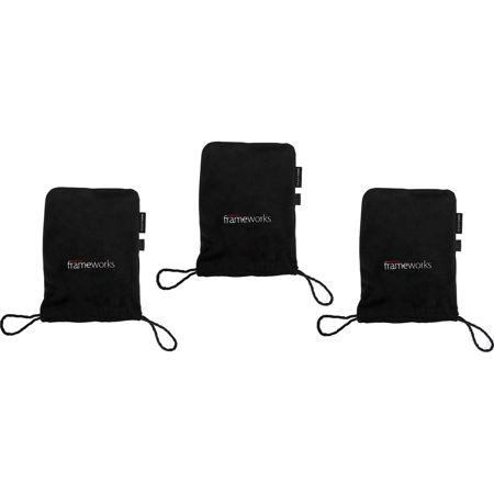 Gator Cases Soft Velvet Bag for Studio Microphone, 3-Pack