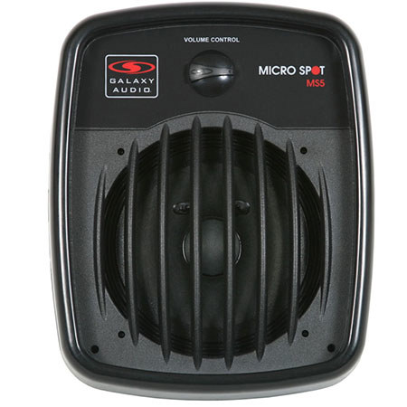 Galaxy Audio MS5 Micro Spot Full Range Monitor with Volume Control