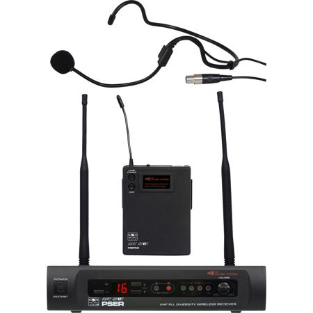 Galaxy Audio PSER/52HS 16-Ch Headset Wireless Mic System, CODE D/584-607MHz