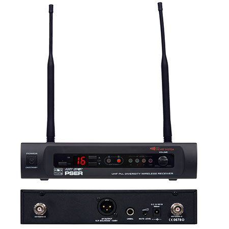 Galaxy Audio PSER/HH52 16-Ch Handheld Wireless Mic System, CODE D/584-607MHz
