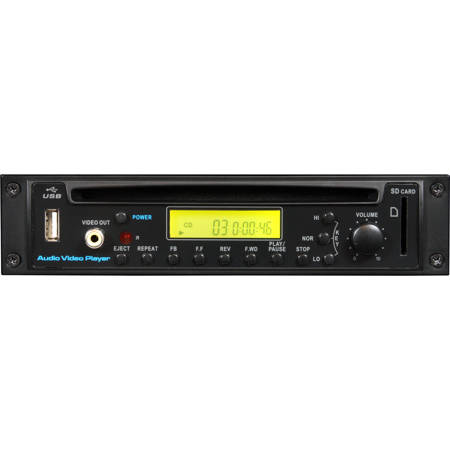 Galaxy Audio CD/DVD/MP3/SD/USB Player with Remote and Video Out for RM2 Chassis, Option J