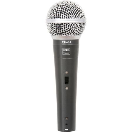 Galaxy Audio RT-66S Dynamic Vocal Mic, On/Off Switch, Cardioid Unidirectional